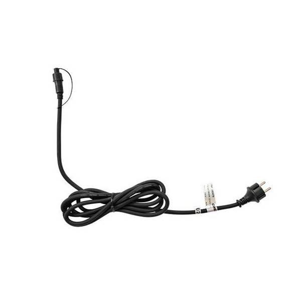 Câble d'alimentation 5M noir pour guirlande 230V Optima Leblanc Chromex