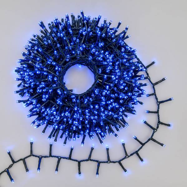 Guirlande lumineuse bleu Boa 20 mètres 1000 LED extérieur 8 modes