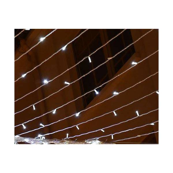 Plafond rideau lumineux 30M blanc froid fixe et scintillant 480 LED professionnel LEBLANC