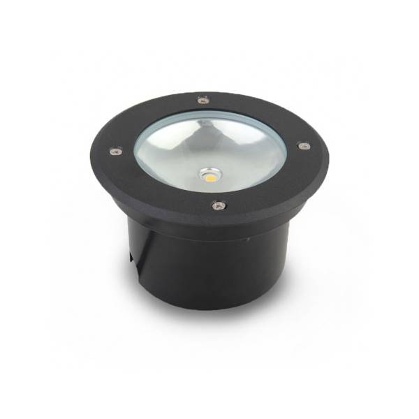 Spot encastrable LED étanche Inox 316 IP67 blanc neutre 3W rond