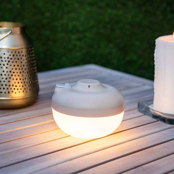 Lampe LED rechargeable intensité variable blanc chaud, Aspem naturel  INSPIRE
