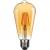 Ampoule vintage LED filament 4W 2700 kelvin blanc chaud verre ambrée E27 ST64