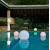 Sphère lumineuse flottante solaire et rechargeable pour piscine BULY 30 blanche LED RGBW IP68 étanche extérieur