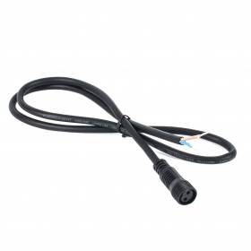 Câble d'alimentation 1M noir avec raccord direct au 220V pour Guirlande Guinguette E14 gamme CDL