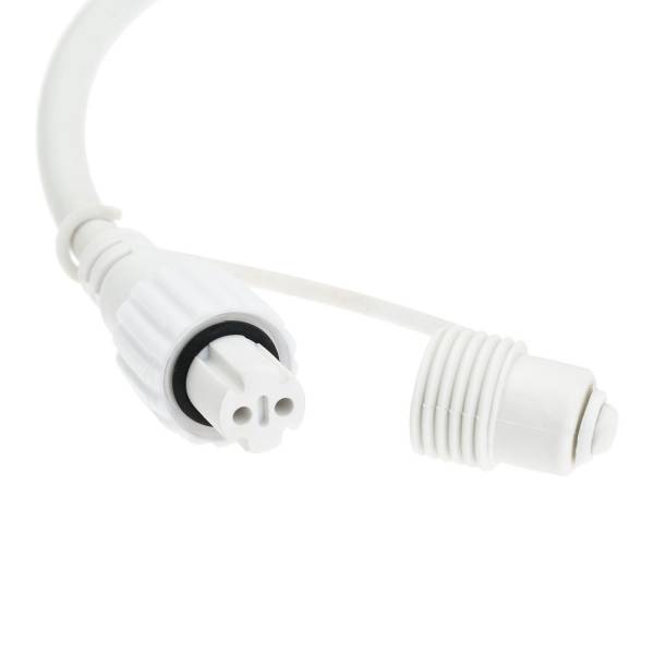 Guirlande Guinguette câble blanc 5M 16 douilles E27 connectable 230V LUXA Lotti professionnelle