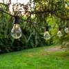 guirlande lumineuse guinguette 12M 30 ampoules transparente blanc chaud chic