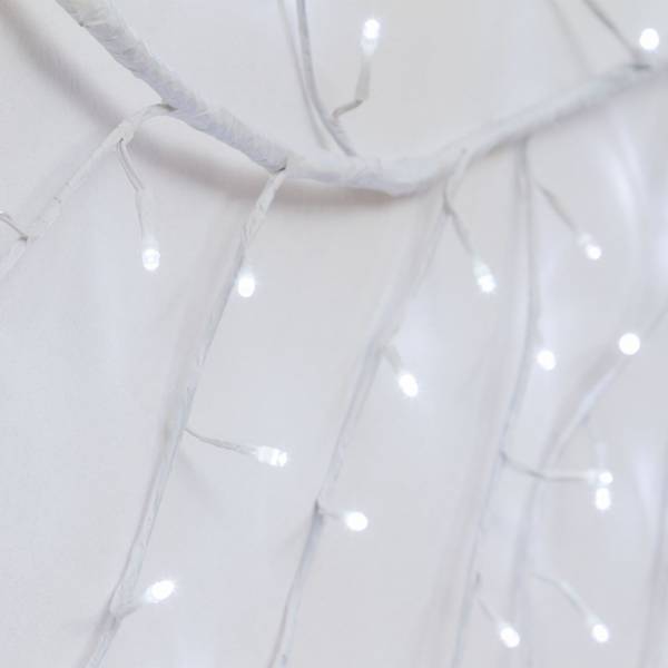 Branche lumineuse murale 3M 288 LED blanc froid fixe blanche