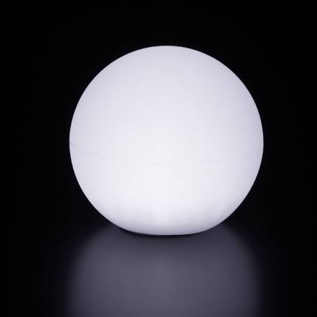 boule lumineuse Campinas LED Noir, Blanc H3368060