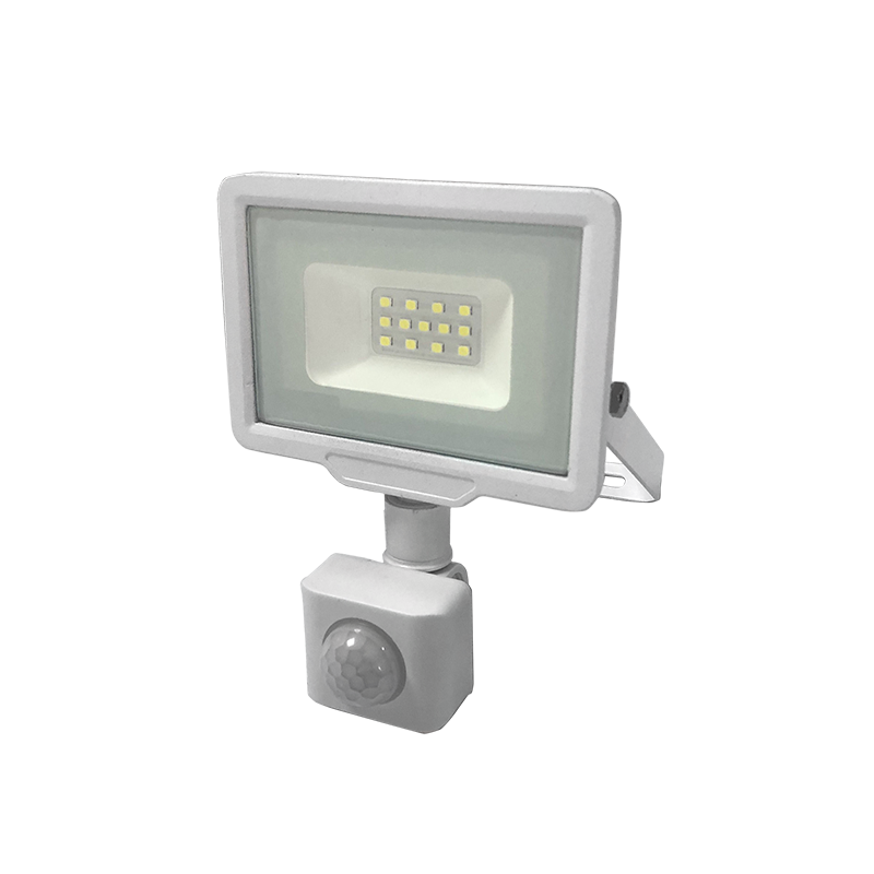 Projecteur à détecteur de mouvement extérieur LED 10w blanc chaud professionnel 