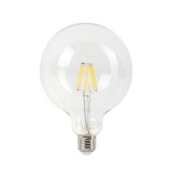 Ampoule LED G125 mm 4W E27 2700k filament blanc chaud professionnelle 