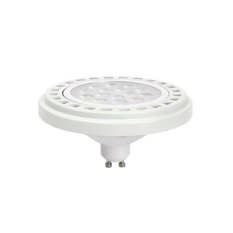 Ampoule AR111 12W LED GU10 30 degrés blanc chaud professionnelle pour rampe d'éclairage 
