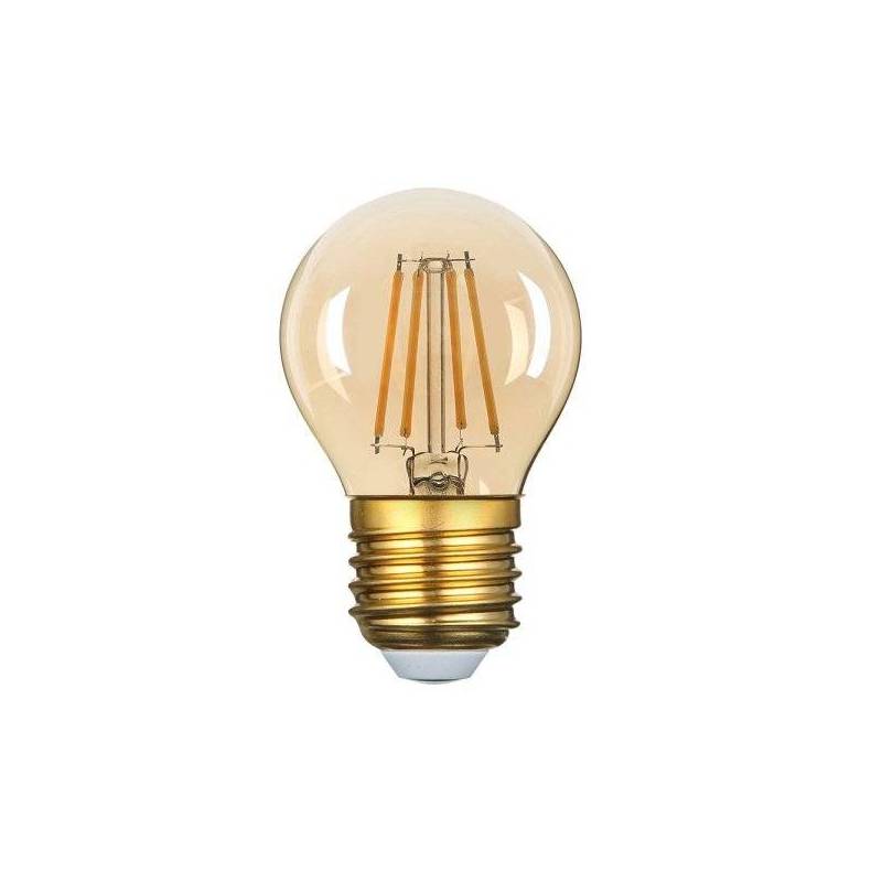 Ampoule vintage dimmable G45 mm guinguette ambré 2700K blanc chaud 