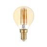 Ampoule vintage dimmable E14 G45 4W LED blanc chaud 2700K verre ambré 