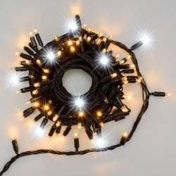 Guirlande électrique 10 lanternes LED blanc chaud 4,50 mètres - RETIF