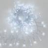 Guirlande lumineuse Boa 12cm 4M 192 MaxiLED blanc froid scintillant 24V professionnel câble transparent IP44