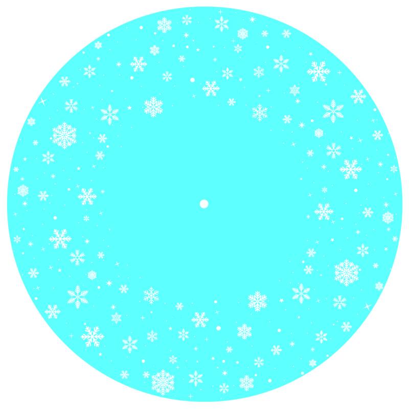 Disque bleu chute de neige pour projecteur GOBO 105mm
