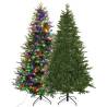 Sapin lumineux 2,3M 650 led blanc chaud et multicolore 8 animations IP44