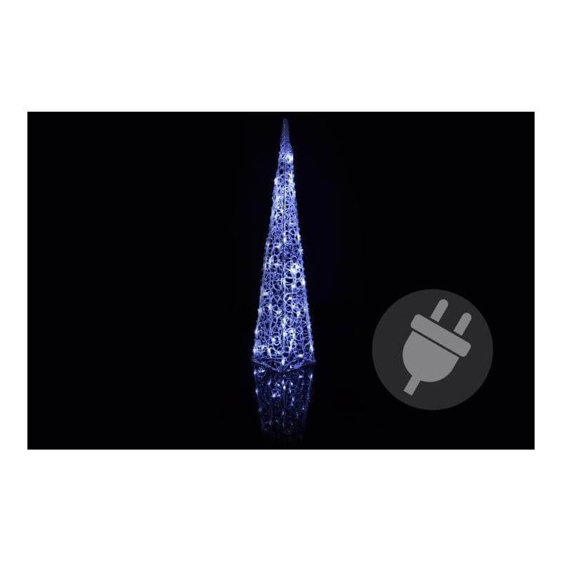 pyramide lumineuse led blanc froid pas cher