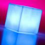 Mini cube lumineux led multicolore RVB piles sans fil autonome professionnel