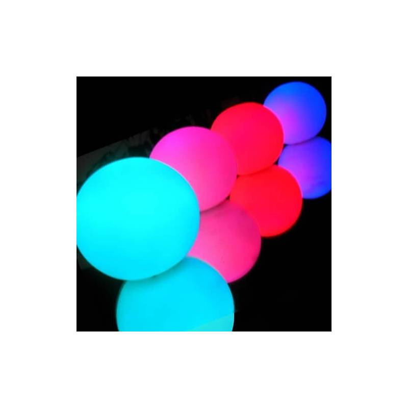 Mini boule lumineuse led multicolore piles fixe ou clignotement sans fil