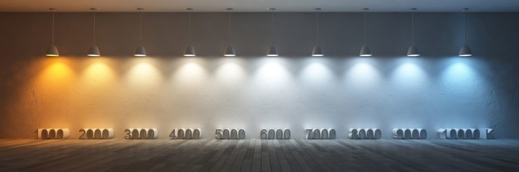 température de couleur kelvin dalle led plafond