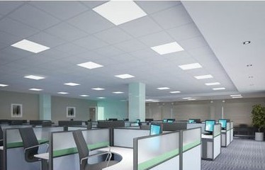 Dalles LED de plafond blanc neutre pour les bureaux