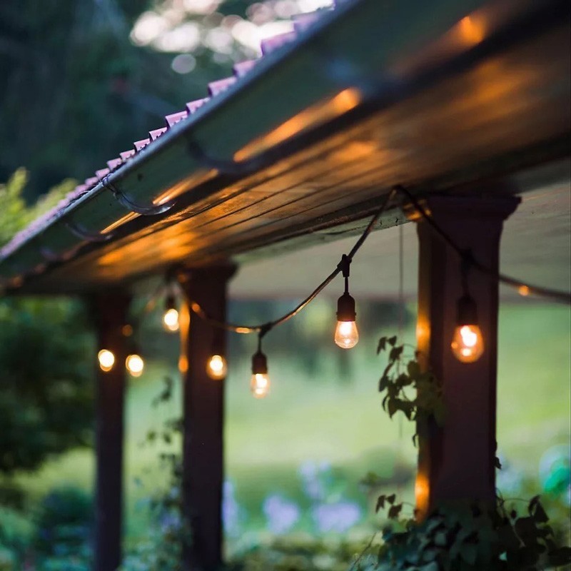 Guirlandes lumineuses d'extérieur, crochets de fixation