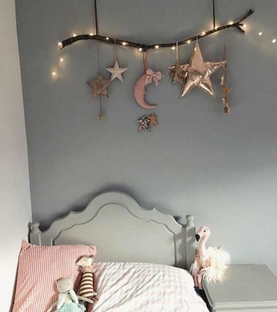 DIY déco chambre de fille : une guirlande lumineuse étoilée - Les p'tites  décos de Lolo