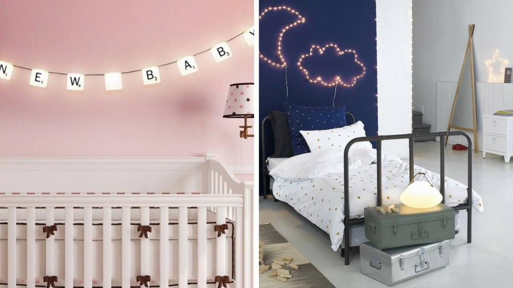 Où mettre la guirlande lumineuse dans la chambre enfant ? - Mabelleveilleuse