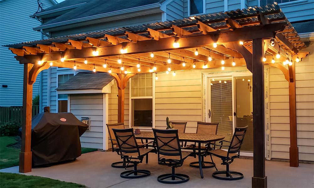 Quel éclairage mettre sur une pergola? conseils et Idées