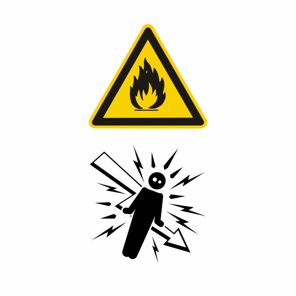 danger feu électrocution normes de sécurité indice de protection