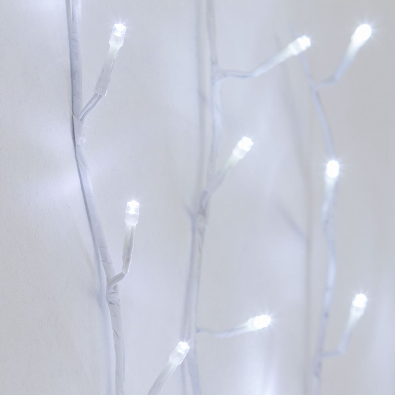 Branche lumineuse / arbre marron avec 63 lumières LED -150cm