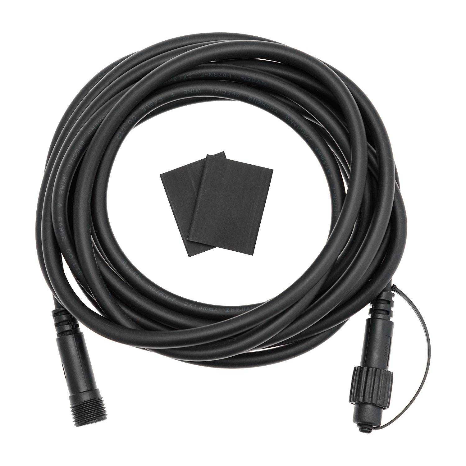Câble de rallonge noir 5M pour guirlande guinguette IP44 Lotti 230V
