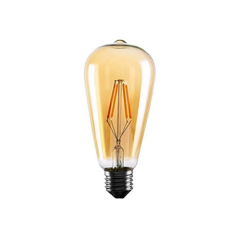 Guinguette lumineuse PRO, L:10m 16 ampoules LED filament fournies câble Noir