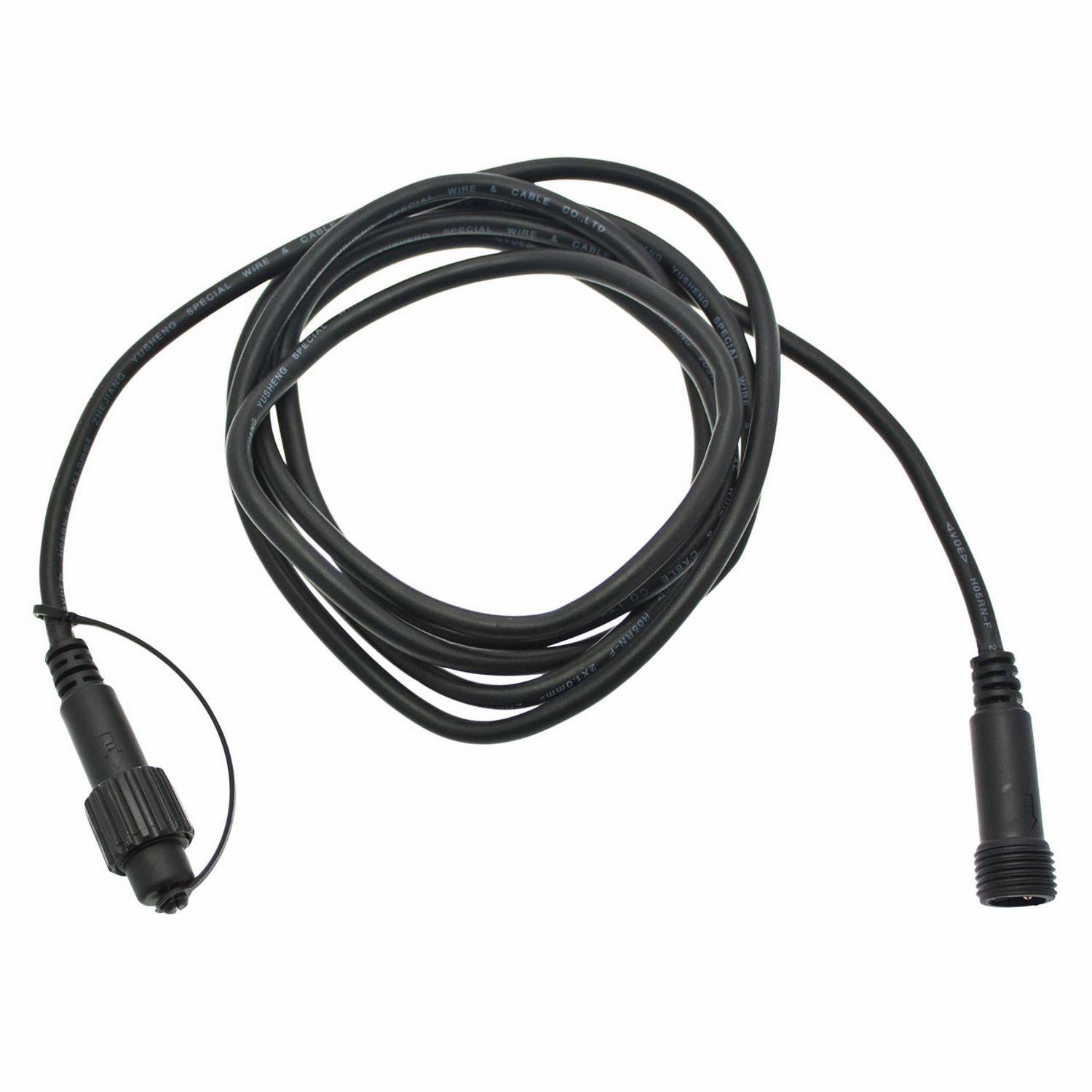 Rallonge 1M câble d'extension noir 230V pour guirlande lumineuse Lotti IP67