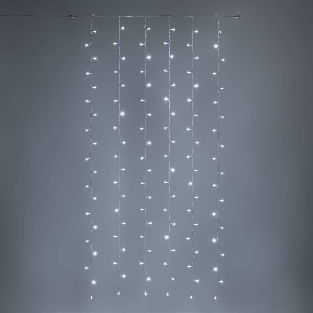 Rideau lumineux LED Konstsmide - 120 lumières LED - 140x120 cm - blanc  chaud