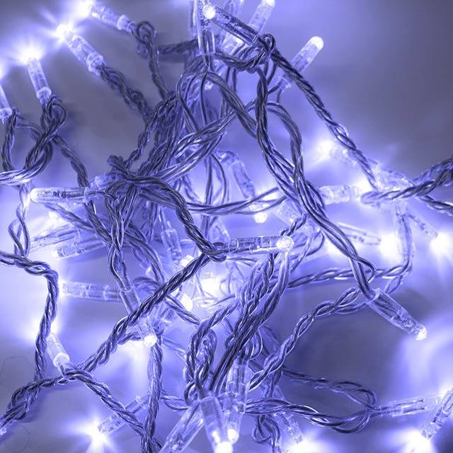 Guirlande lumineuse - 20 m - Bleu et Blanc