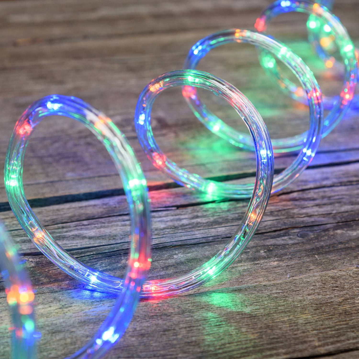 Tube Lumineux LED Lumières Noël Étanche Extérieur Multicolore RGB