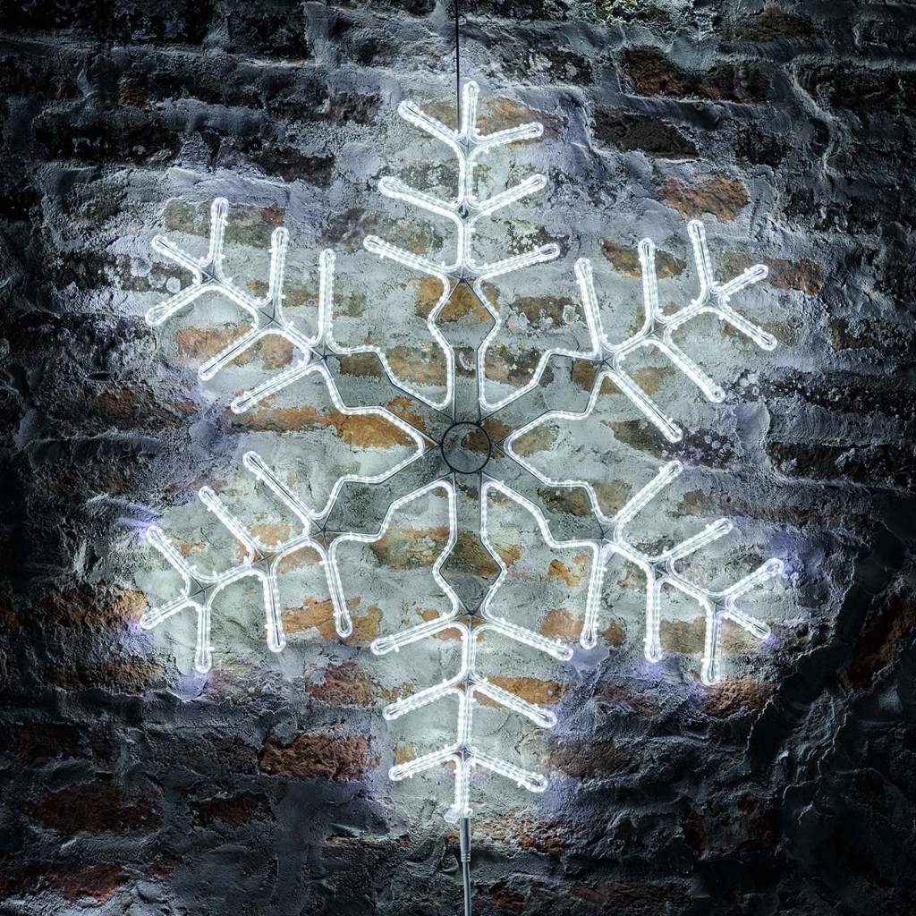 Guirlande Lumineuse LED Flocon de Neige de Noël - Décorations Magiques 2023