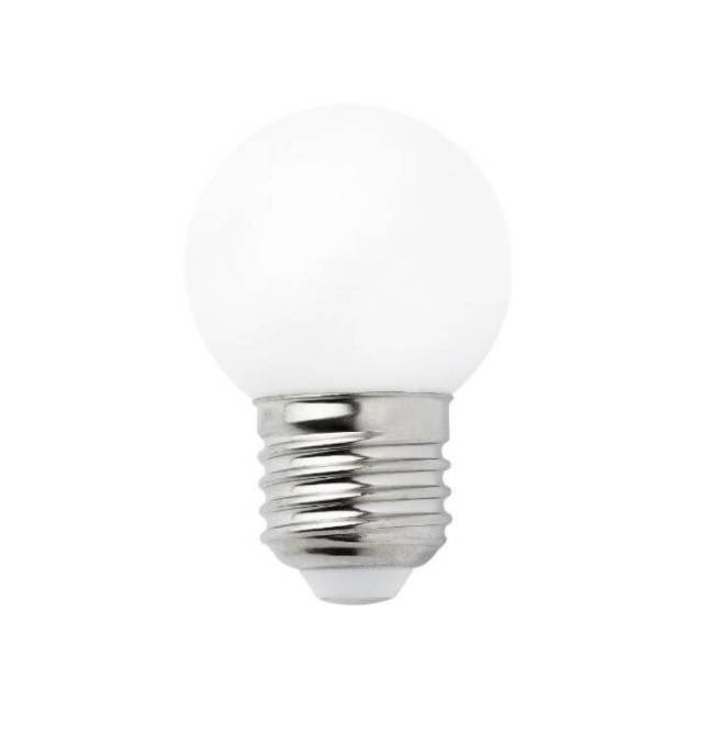 Ampoule LED sphérique G45 à culot E27 couleur d'éclairage or