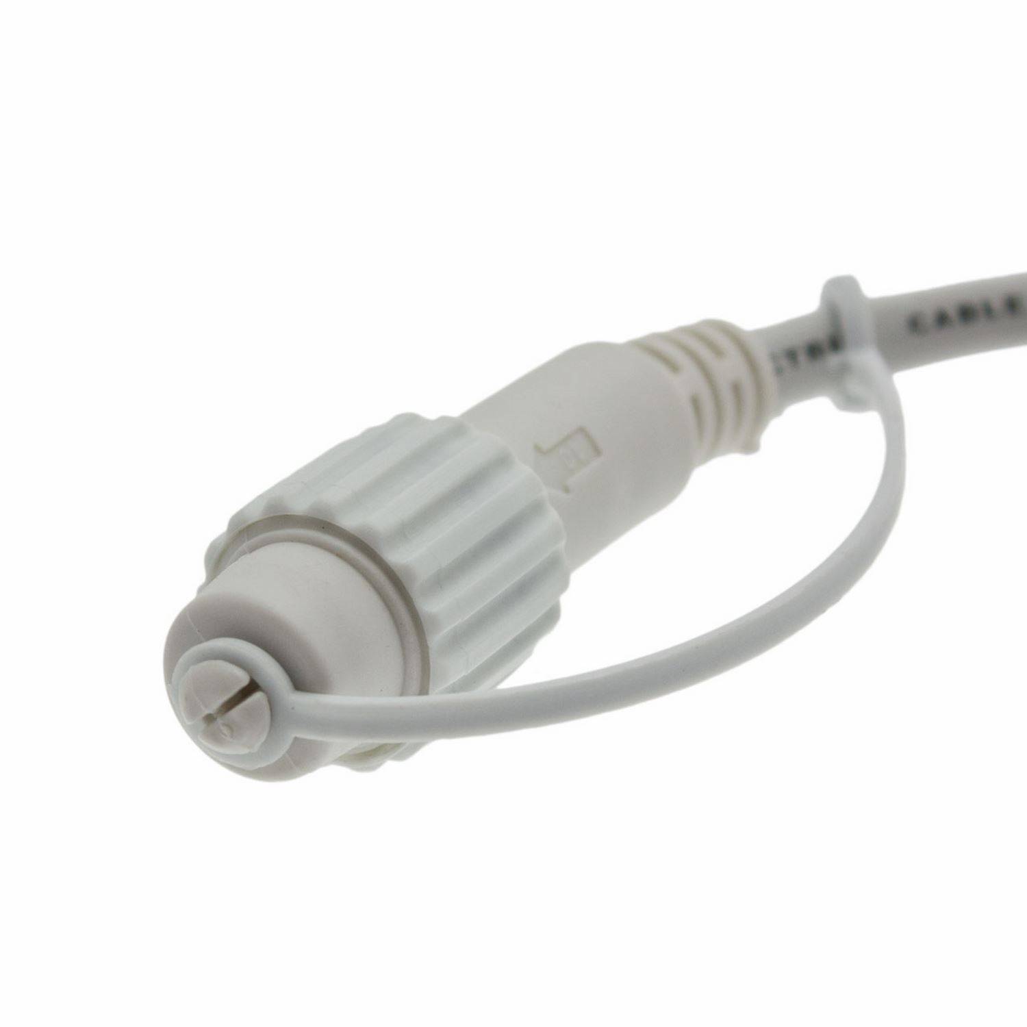 Câble rallonge 1M blanc 230V pour guirlande Lotti IP67