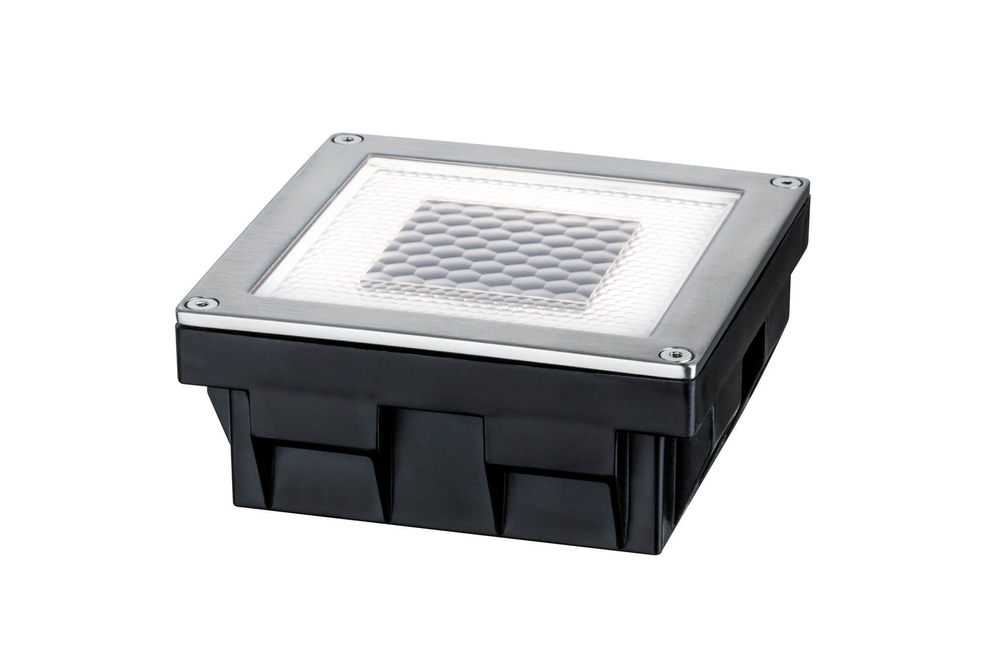 Spot LED encastrable solaire carré extérieur IP67 professionnel